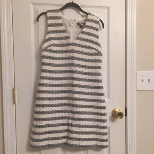 J.Crew navy / white striped dress size 2p